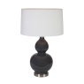 Gatsby Grey Ceramic Table Lamp  with Shade