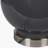 Gatsby Grey Ceramic Table Lamp  with Shade