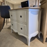 Amelie 2 Drawer Wide Bedside (Ipswich)