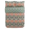 Helena Cover Set Peach/Teal
