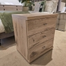 Miramar 3 Drawer Bedside Cabinet (Ipswich)