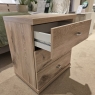 Miramar 3 Drawer Bedside Cabinet (Ipswich)