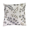 Alcoy 45cm Cushion Taupe and Gold Metallic Leaves