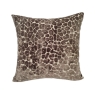 Paul Moneypenny Spot On 43cm Cut Velvet Cushion Chocolate