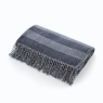Deyongs Elgin 130cm x 160cm Throw White / Navy