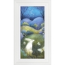 Moonlit Hare II Framed Print