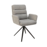 Helsinki Swivel Dining Chair Light Grey