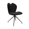 New York Swivel Dining Chair Charcoal