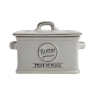T&G Woodware Pride Of Place Butter Dish Cool Grey