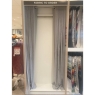 1x Grey Eyelet Curtains 350 x 212.50cm (Bury St Edmunds)