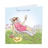 Wine Down Greeting Card