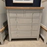 Elveden Grey 3+2 Drawer Chest (Ipswich)