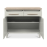 Lisbon Narrow Sideboard Open