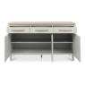 Lisbon Wide Sideboard Open