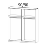 Ashfield 4 Door 2 Mirror Wardrobe Alpine White