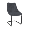Huxley Cantilever Dining Chair Grey