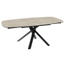 Kheops Extending Dining Table Travertine Extended