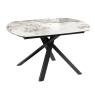 Kheops Extending Dining Table Calcatta Closed