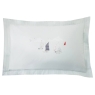 Coastal Boats Pillowcase Pair