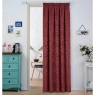 Buckingham Pencil Headed Door Curtain Wine