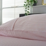 Gingham Duvet Set Rose