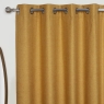 Cosmos Eyelet Headed Curtains Lined Gold