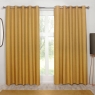 Cosmos Eyelet Headed Curtains Lined Gold
