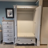 Amelie 1 Drawer Wardrobe (Ispwich)
