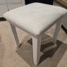 Elveden White Bedroom Stool (Ipswich)