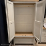Elveden White 2 Door Wardrobe (Ipswich)