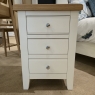 Elveden White Bedside Cabinet (Ipwsich)