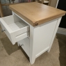 Elveden White Bedside Cabinet (Ipwsich)
