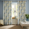 Laura Ashley Laura Ashley Bernwood Eyelet Headed Curtains Lined Ochre Yellow