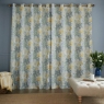 Laura Ashley Laura Ashley Bernwood Eyelet Headed Curtains Lined Ochre Yellow