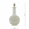 Edlyn White Ceramic Table Lamp with Shade