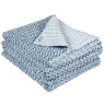 Jaipur Quilted Bedspread Blue