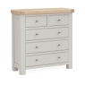 Saunton 2+3 Drawer Chest Grey