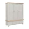 Saunton Triple Wardrobe Grey