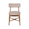 Flora Dining Chair Grey Front