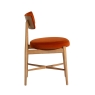Flora Dining Chair Orange Side