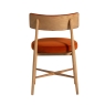 Flora Dining Chair Orange Back