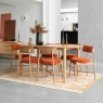 Flora Dining Chair Orange Lifestyle