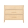 Paris 3 Drawer Chest Front