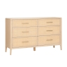 Paris 6 Drawer Wide Chest