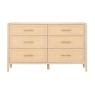 Paris 6 Drawer Wide Chest Front