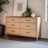 Paris 6 Drawer Wide Chest Lifestyle