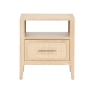 Paris 1 Drawer Bedside Front