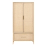 Paris 2 Door 1 Drawer Wardrobe Front