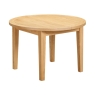 Nero Round Extending Dining Table 116-156cm & 4 Nero Dining Chairs