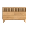 Savannah 6 Drawer Chest Natural Front
